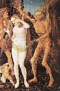 Hans Baldung Grien Three Ages of Woman and Death 1510 Sweden oil painting artist